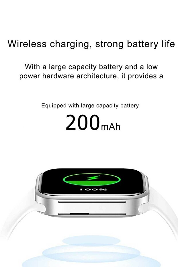 Watch 7 Akıllı Saat Dokunmatik Türkçe Menü Bluetooth Arama Cevaplama Ios Android Uyumlu - 4