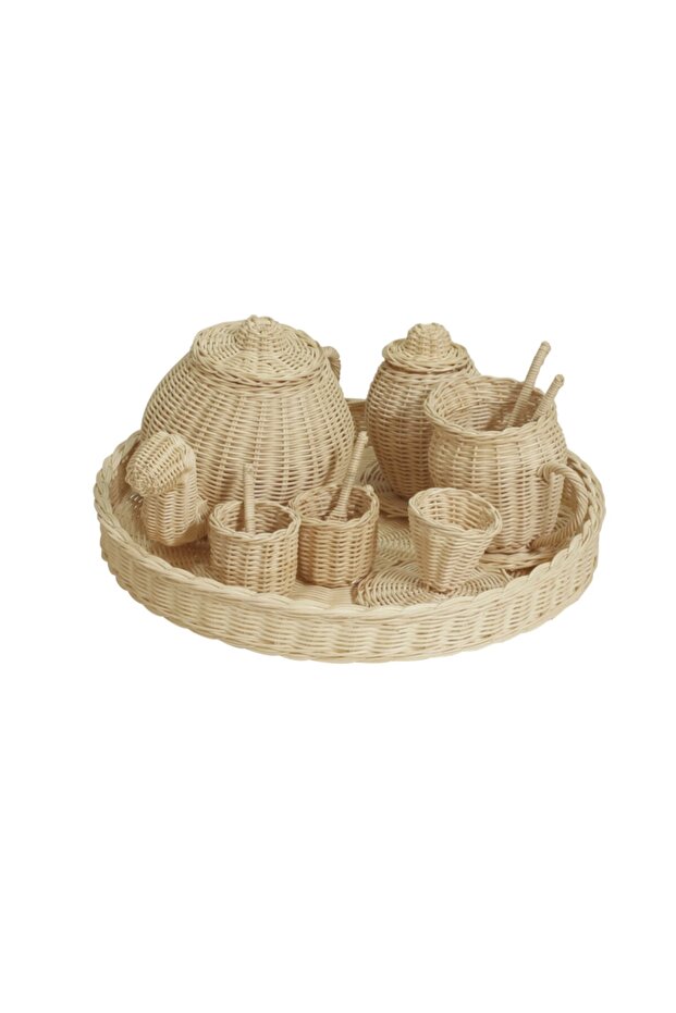 Rattan Çay Seti - 1