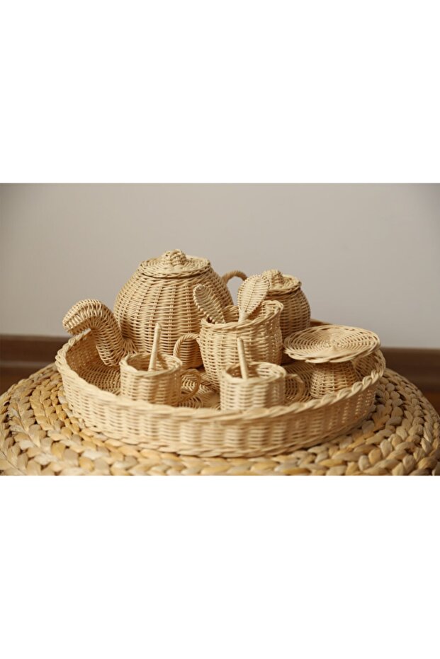 Rattan Çay Seti - 2
