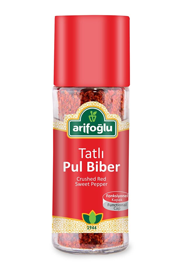 Pul Kırmızı Biber Tatlı 50g Cam - 1