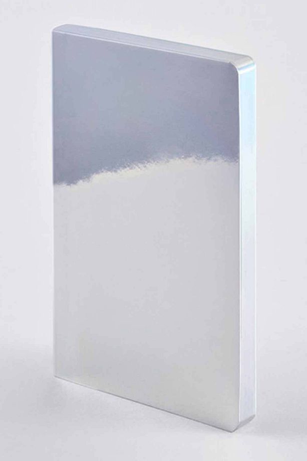 Gri Noktalı Defter Fluıd Chrome (a5 Premium Kağıt - 176 Sayfa) - 2