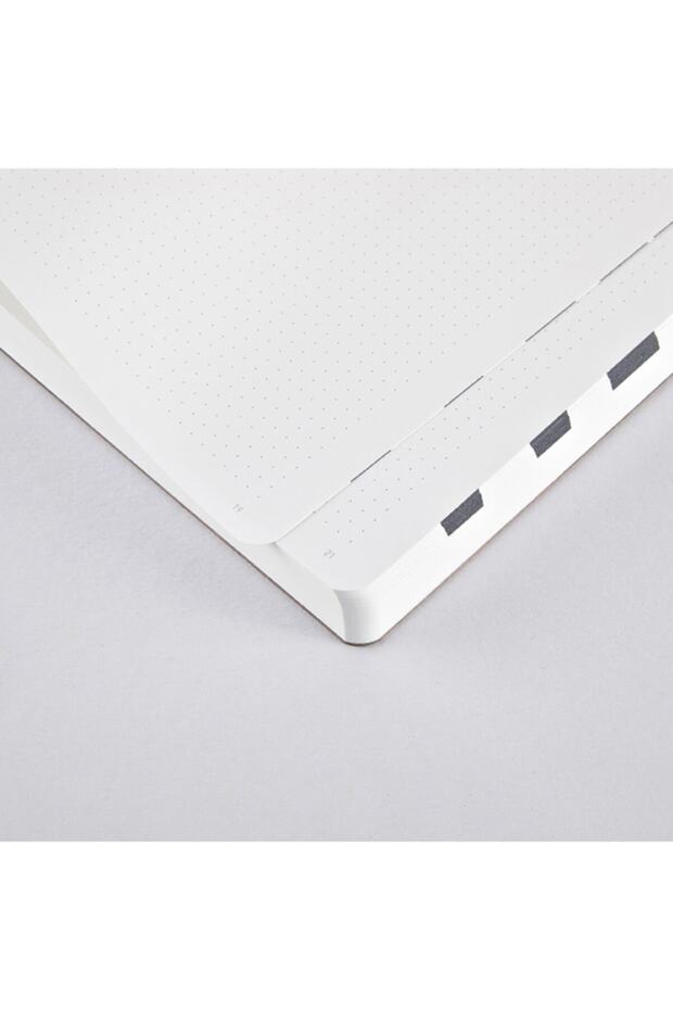 دفتر ملاحظات منقط باللون الرمادي (ورق ممتاز مقاس A6 - 176 صفحة) - 5