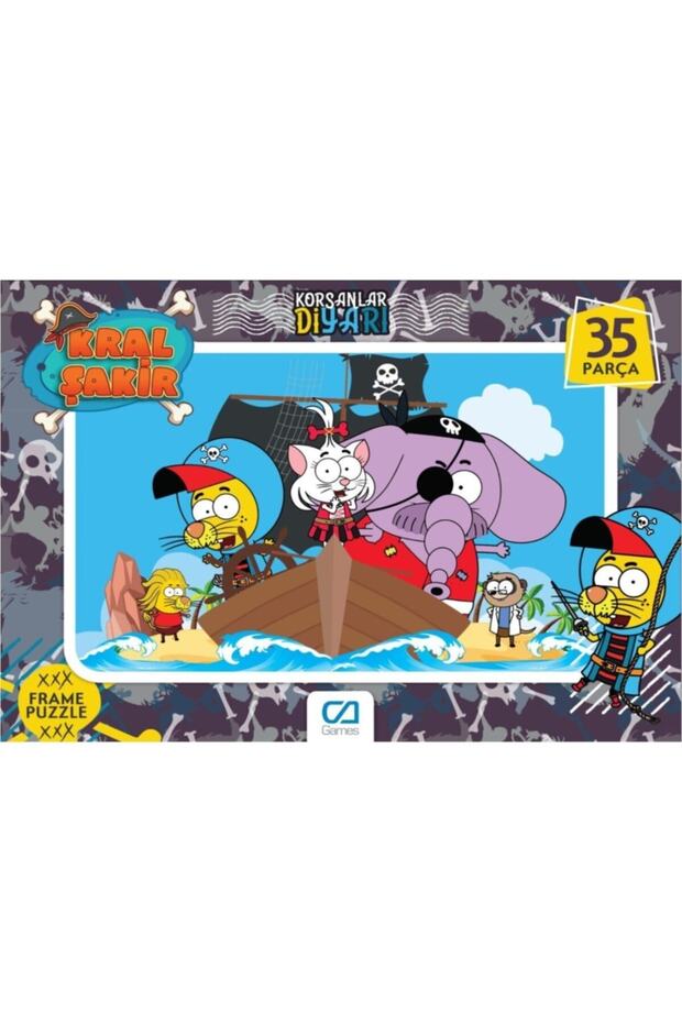 Kral Şakir 2'li Lisanslı Frame Puzzle/yapboz Set - 3