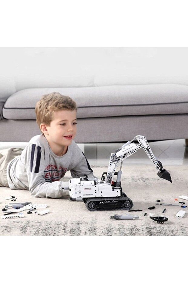 Mi Mitu Yapı Blok Mühendislik Ekskavatörü Yapı Bloğu - 3