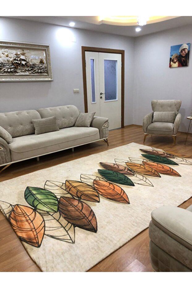 Velvet Fabric Elastic Rug Cover
