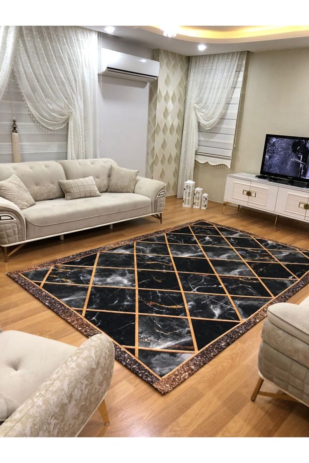 Velvet Fabric Elastic Rug Cover