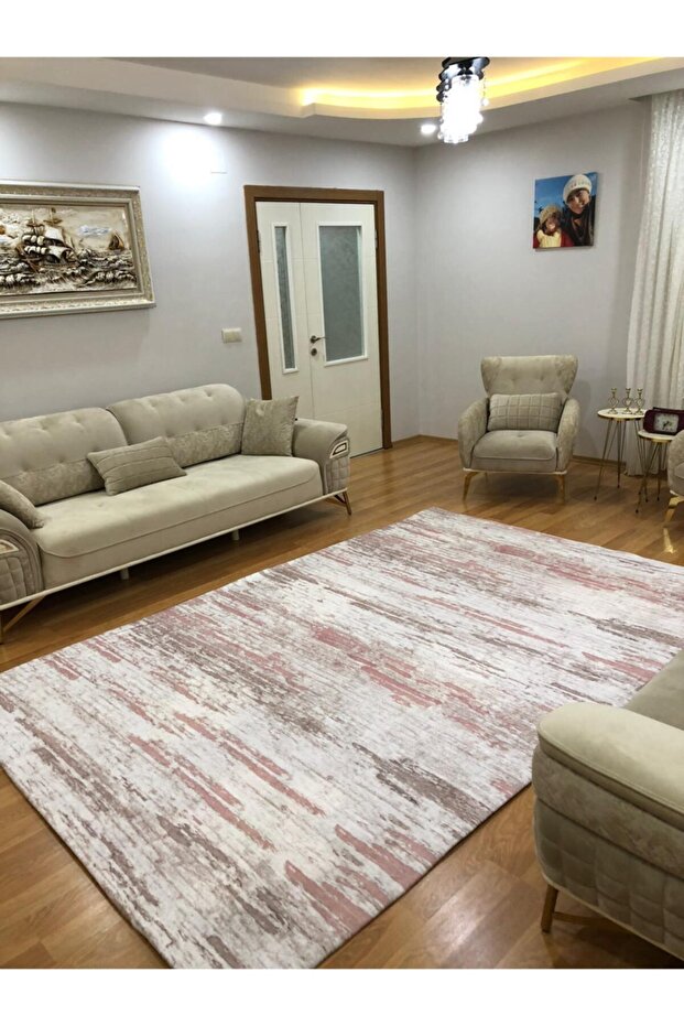 Velvet Fabric Elastic Rug Cover