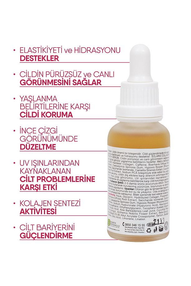Tüm Cilt Tipleri Için Yaşlanma Karşıtı Kolajen Cilt Serumu 30 ml Ve Aydınlatıcı Leke Kremi 50 ml - 4