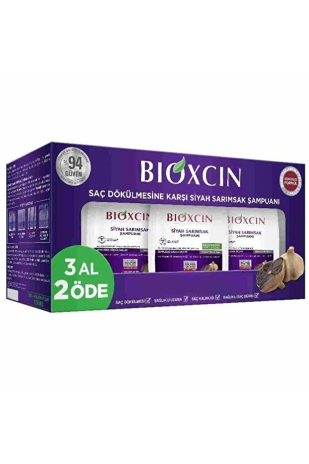 Siyah Sarımsak Şampuanı 300 Ml - 3 Al 2 Öd - 1