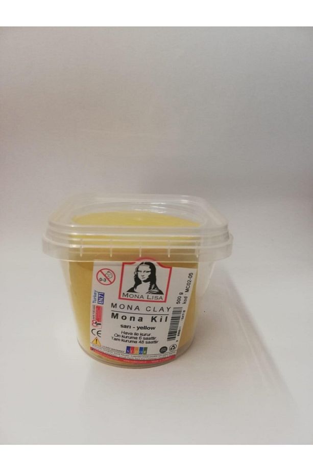 Mona Clay Modelleme Kili 500gr. Sarı - 1