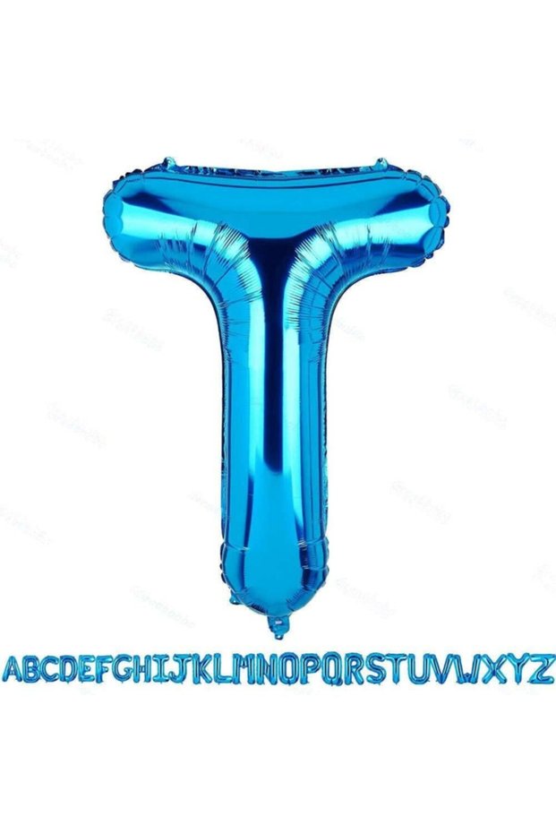 Opportunity Bear 1 Meter Blue Letter t Foil Letter Balloon Blue Letter t Balloon Ultra Giant Balloon