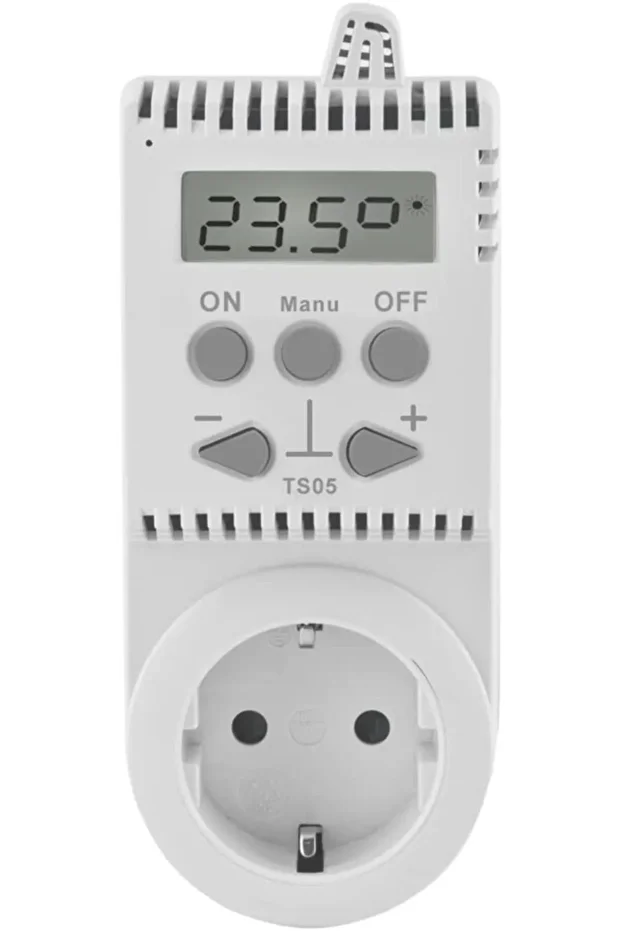 Ts05 Termostatlı Akıllı Priz Tüm Isıtıclara Uyumludur - 1