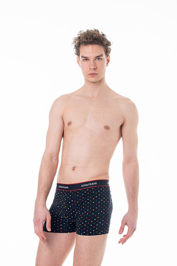Erkek Kırmızı Multicolor Boxer - 5