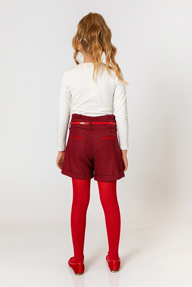 Crvene šortseve za devojčice - 5