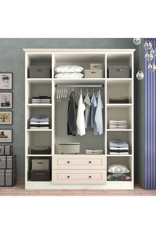 Assos 4 Kapak 2 Çekmece Gardırop - 3