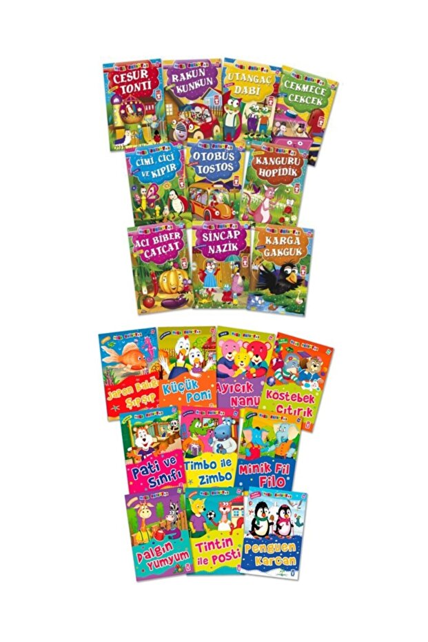 Timaş Mini Masallar Serisi 2. Ve 3. Set (20 Kitap)
