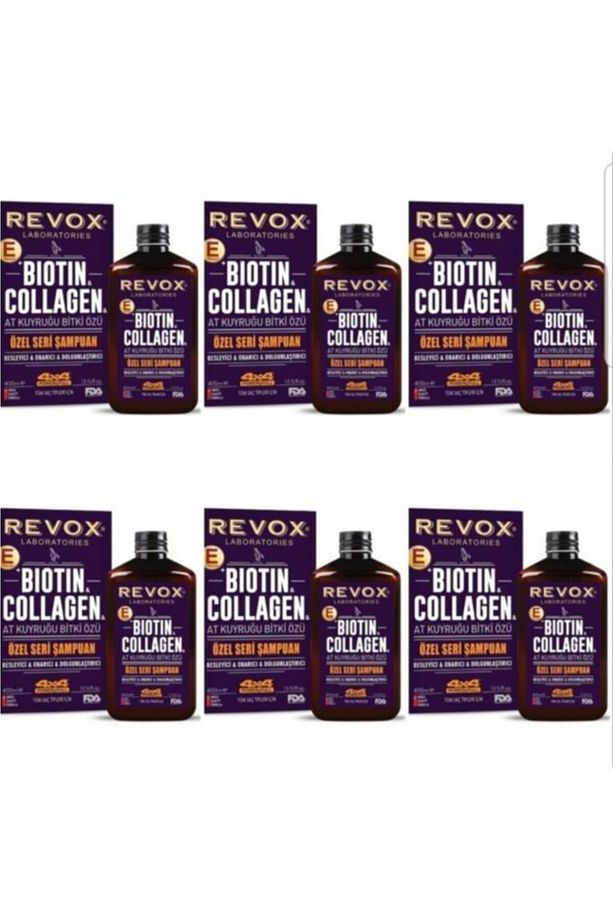 Biotin Collagen At Kuyruğu Bitki Özlü Şampuan 400ml X 6 Adet - 1