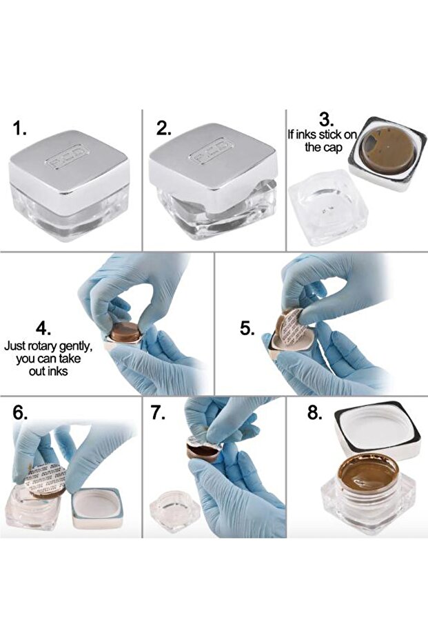 Pcd Microblading Boyası Deep Brown Derin Kahve 4 ml - 3