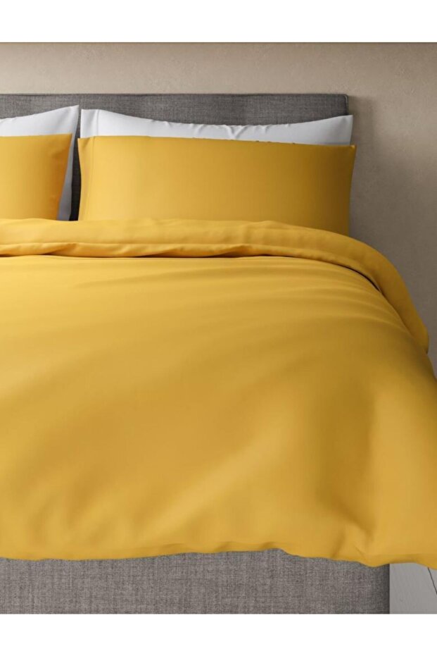 Mer-tim Double King Size 220x240 Duvet Cover Quilt Case - Yellow