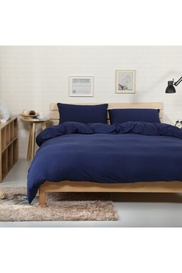 Mer-tim Double King Size 220x240 Duvet Cover Quilt Case - Navy Blue
