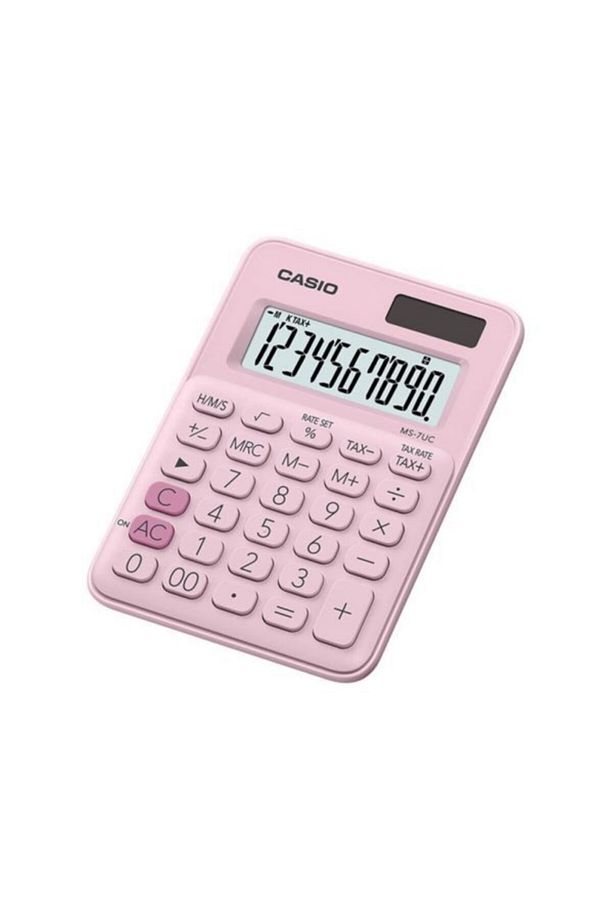 Açık Pembe Masa Üstü Hesap Makinesi Ms-7uc-pk 10 Hane - Masaüstü - 1