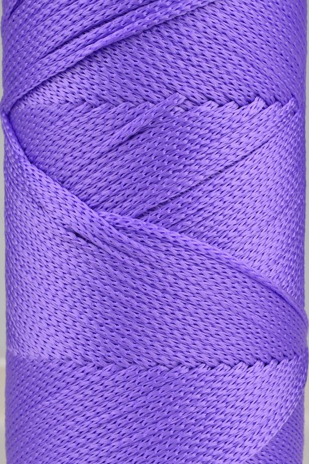 Premium 400 gr Polyester Makrome Ipi 2 Mm 2li Set Lila Makrame Ip Supla Çanta Ipi No:4 - 3
