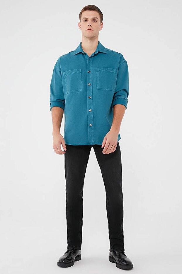 Men's Martin Gray Black Jean Trousers0037834819
