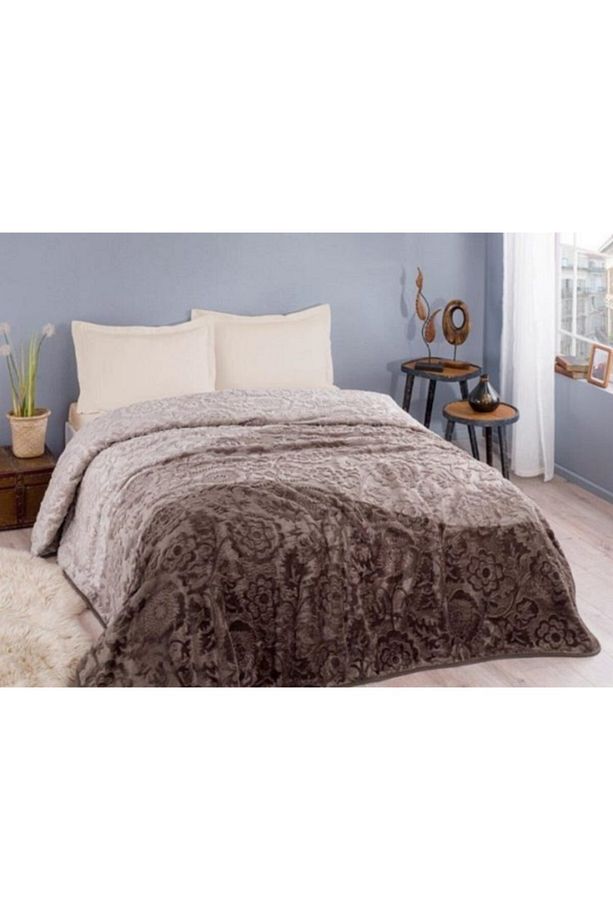Silver Tek Kişilik Battaniye Kahve 155x215 - 1