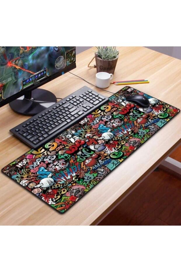 Paint Dikişli Mouse Pad 70 X 30 Cm - 6