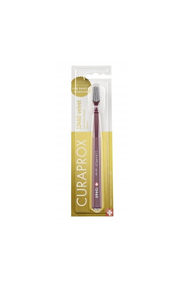 12460 Velvet Toothbrush - Purple Gray