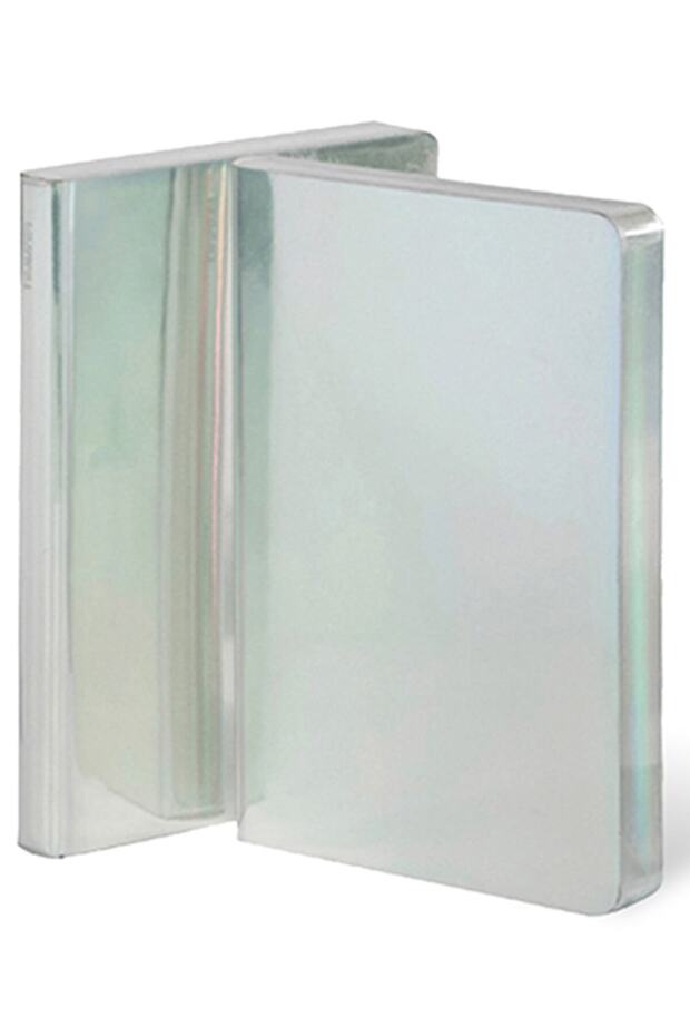 Gri Noktalı Defter Fluıd Chrome (a5 Premium Kağıt - 176 Sayfa) - 1