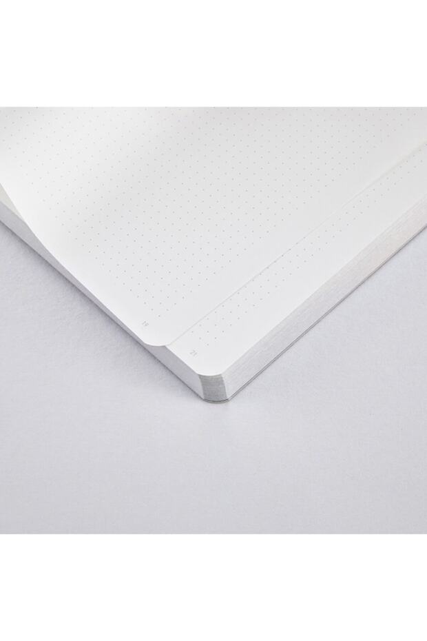 Gri Noktalı Defter Fluıd Chrome (a5 Premium Kağıt - 176 Sayfa) - 5