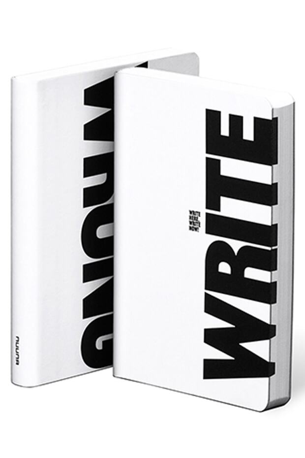 دفتر ملاحظات منقط باللون الرمادي (ورق ممتاز مقاس A6 - 176 صفحة) - 1