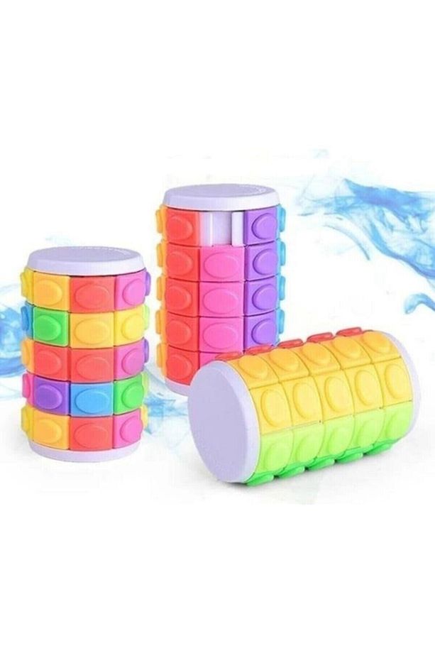 Silindir Zeka Küpü Rotate Slide Puzzle Stres Oyunu - 1