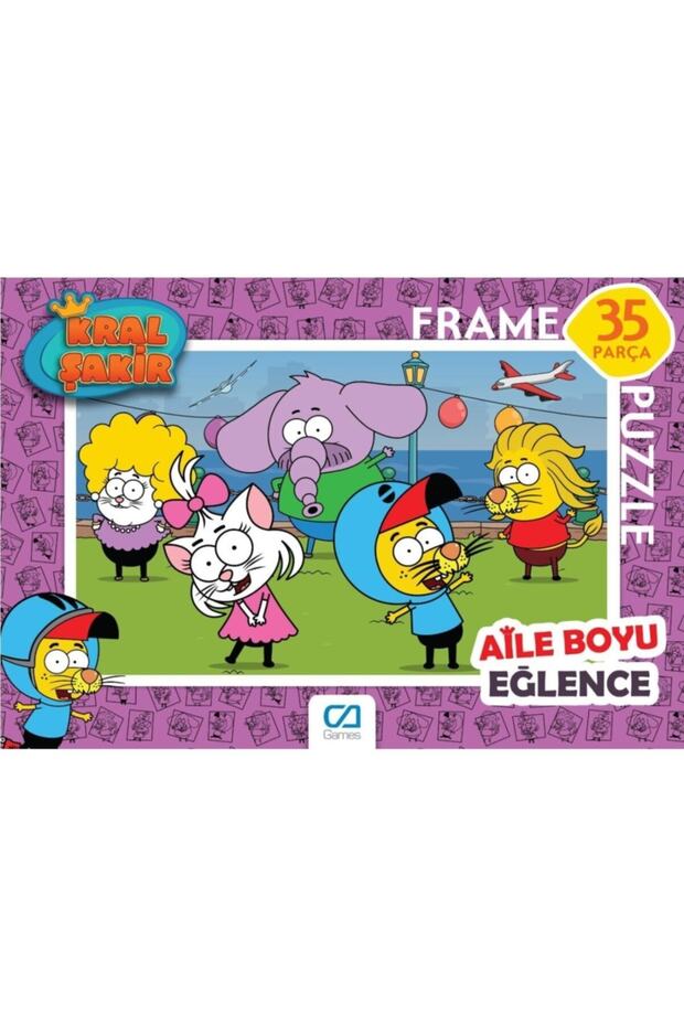 Kral Şakir 2'li Lisanslı Frame Puzzle/yapboz Set - 2