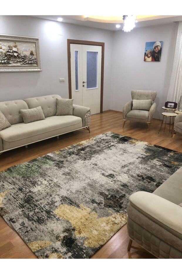 Velvet Fabric Elastic Rug Cover