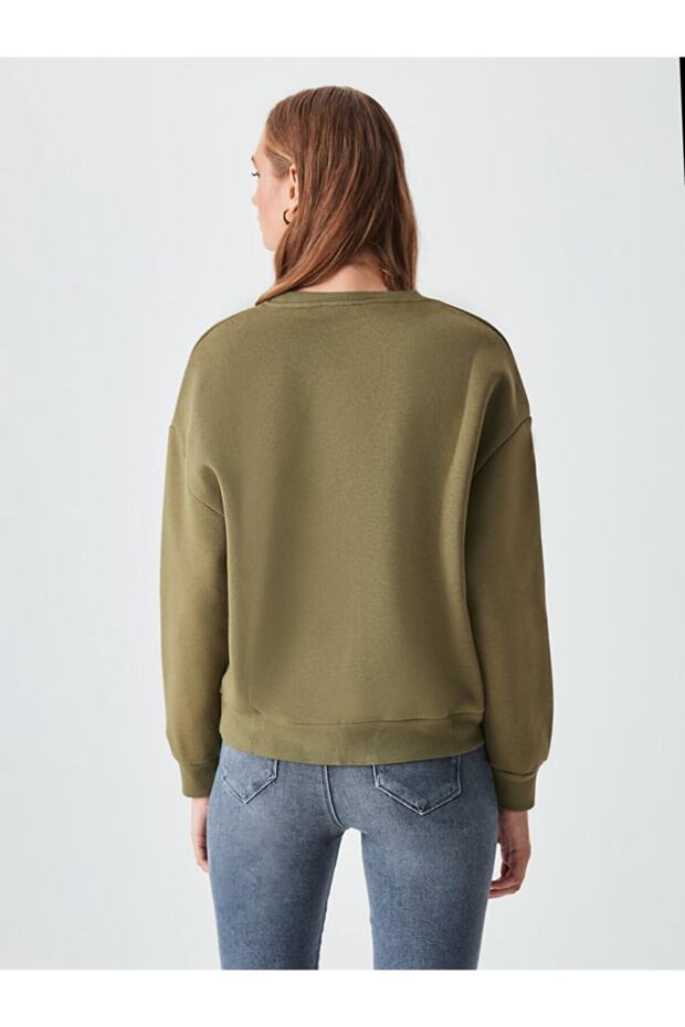 Kahve Rengi Sweatshırt - 3