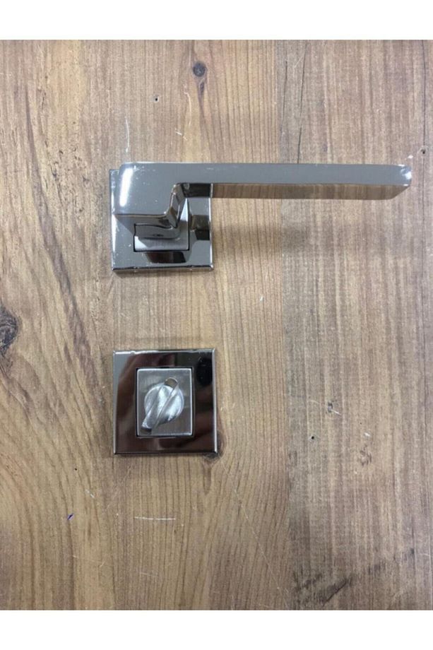Anka Kare Rozetli Kapı Kolu Wc - Banyo Kapısı - Kapı Kolu - 2
