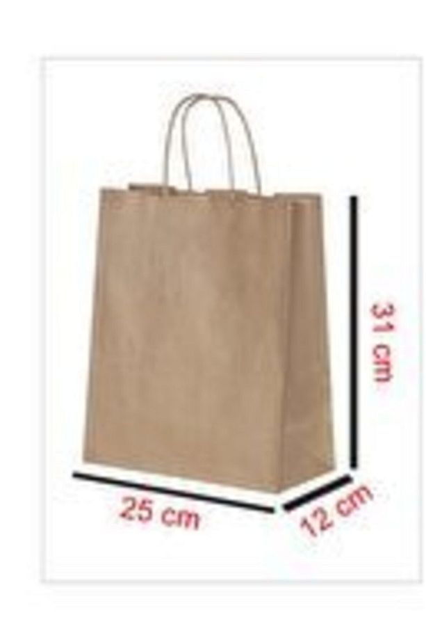Çanta 25x12x31 ( 10 Adet ) ( Kağıt Poşet Çanta ) - 2