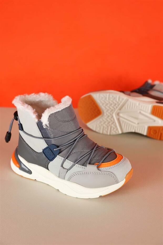 Pablo Unisex Çocuk Gri Bot - 5