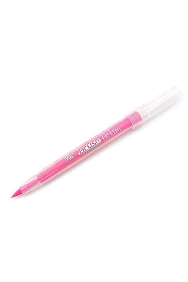 Pink Brush Hilite Highlighter with Brush Tip