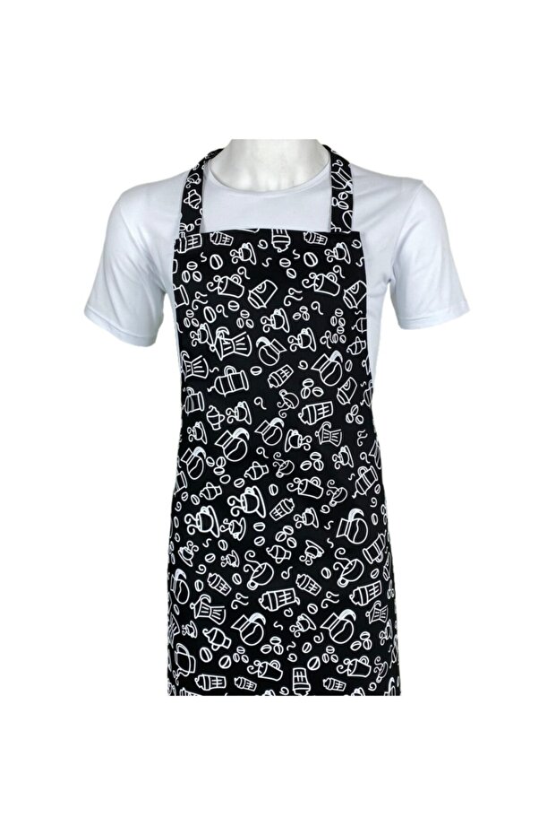 Kitchen Chef Apron Cotton Patterned - 3