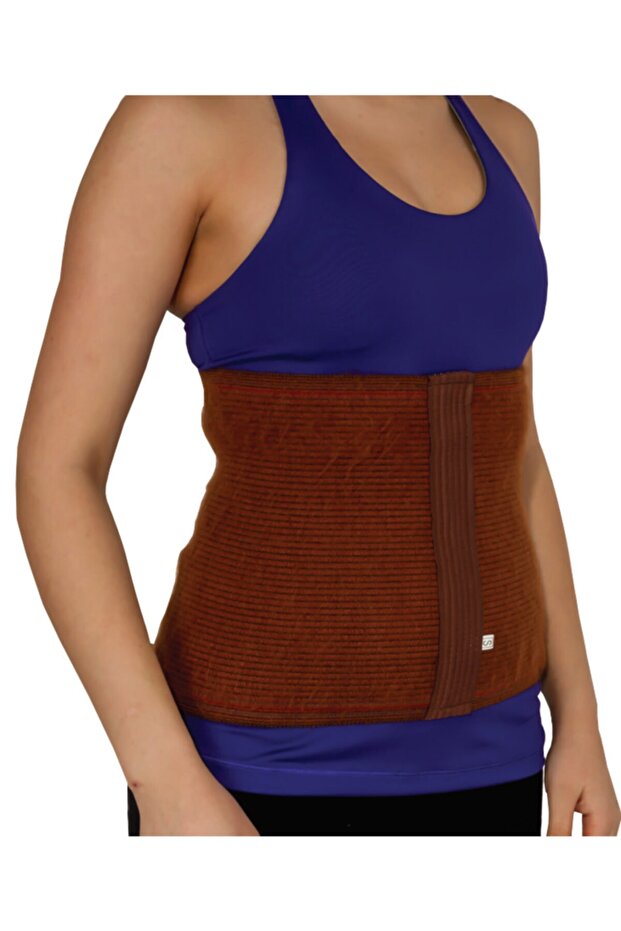 Camel Hair Velcro Wool Waist Corset