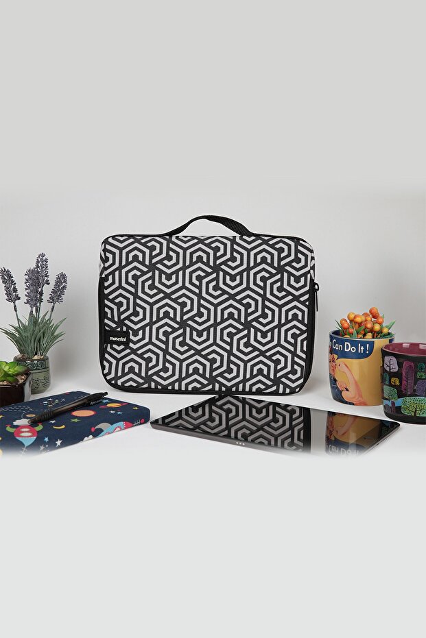 Ipad Samsung Huawei Lenovo Smart Slim Desenli Tablet Çantası - Rosetta - 3