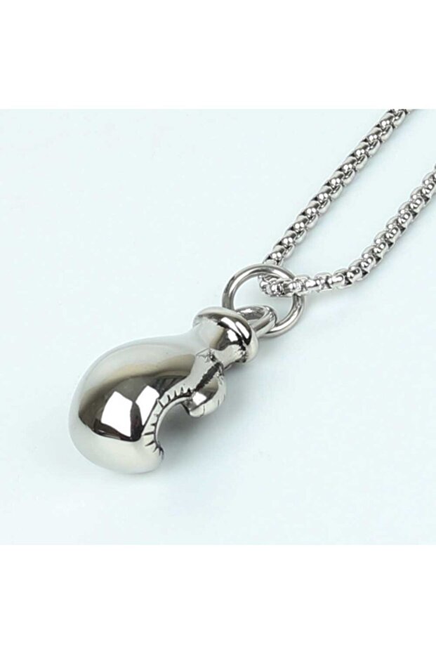 Paslanmaz Çelik Boks Eldiveni Kolye - 2