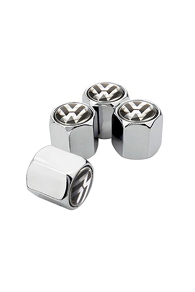 Volkswagen T-Roc Chrome Stainless Steel Valve Cap 4 Pcs
