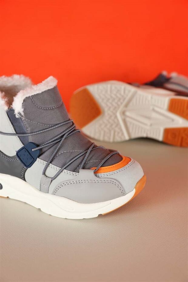 Pablo Unisex Çocuk Gri Bot - 4