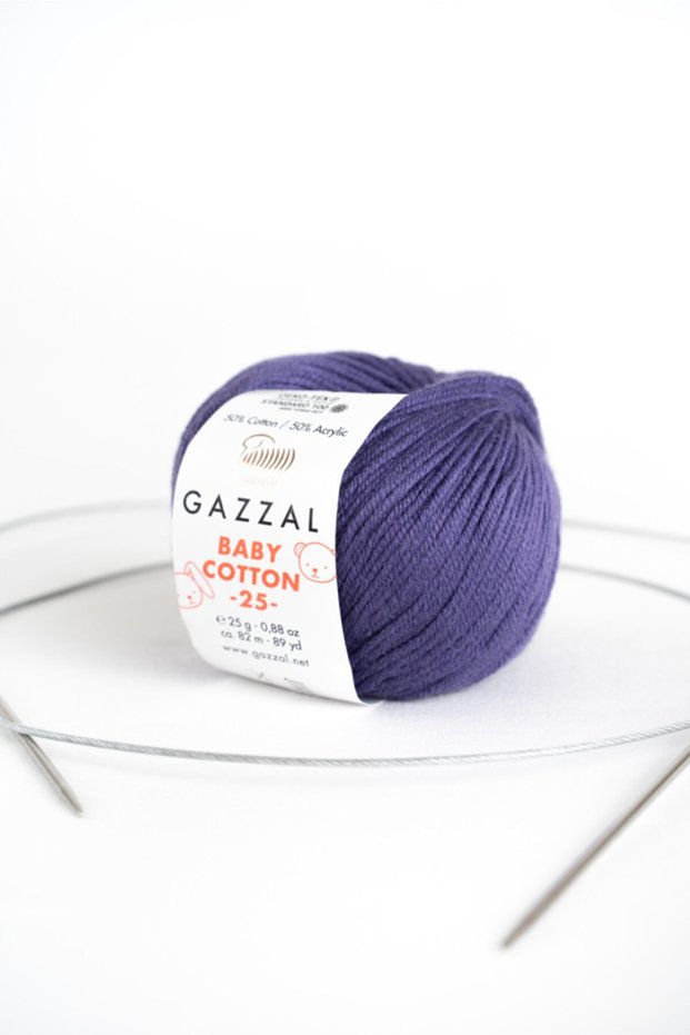 Baby Cotton 25 gr Amiguri, Punch Hand Knitting Yarn Taka Yarn (3440)