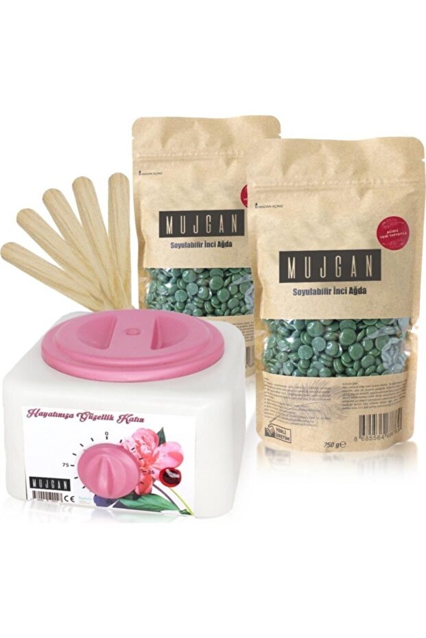Fırsat Ayı 2 Adet Azulen Ağda 250 Gr(ızla)+ Ağda Makinesi + Spatula Seti - 1