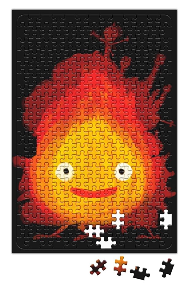 Howls Moving Castle Calcifer Puzzle 240 Pieces Puzzle